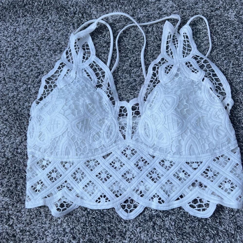 Lacy White bralette